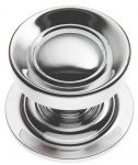 Huge Victorian Polished Chrome Centre Knob (BC669)